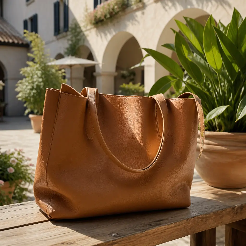 Shopper aus Leder